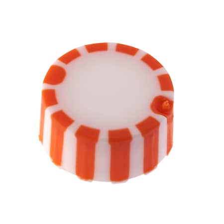 Celltreat CAP ONLY, Orange Screw Top Micro Tube Grip Cap W/O-Ring, Non-sterile, PK1000 230840N